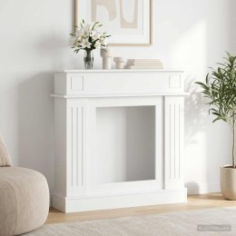 VidaXL Obudowa kominka Biały 102 x 26 x 100 cm Drewno inżynieryjne