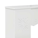VidaXL Obudowa kominka Biały wysoki połysk 102 x 20 x 102 cm