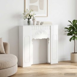 VidaXL Obudowa kominka Biały wysoki połysk 93 x 20 x 89 cm