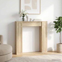 VidaXL Obudowa kominka dąb Sonoma 100 x 20 x 100 cm