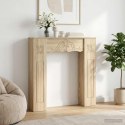 VidaXL Obudowa kominka dąb Sonoma 102 x 20 x 102 cm