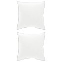 VidaXL Poduszka 2 szt. 60 x 60 cm Wełna australijska Biały