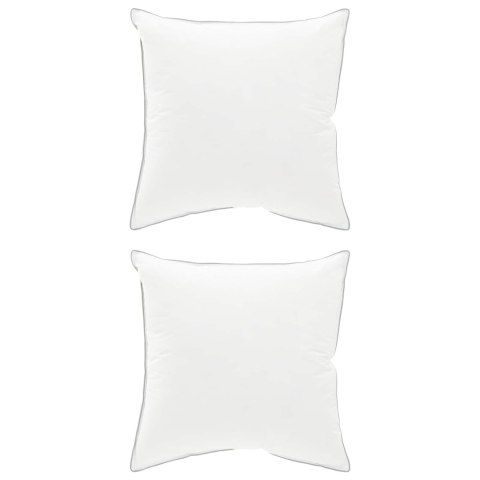 VidaXL Poduszka 2 szt. 60 x 60 cm Wełna australijska Biały
