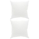 VidaXL Poduszka FULDA 2 szt. 40 x 40 cm 100% puch i pierze gęsie Biały