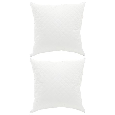 VidaXL Poduszka FULDA 2 szt. 40 x 40 cm 100% puch i pierze gęsie Biały