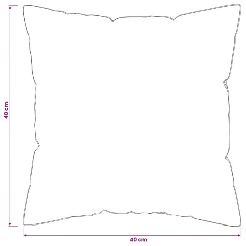 VidaXL Poduszka FULDA 2 szt. 40 x 40 cm 100% puch i pierze gęsie Biały