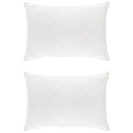 VidaXL Poduszka FULDA 2 szt. 50 x 70 cm 100% puch i pierze gęsie Biały