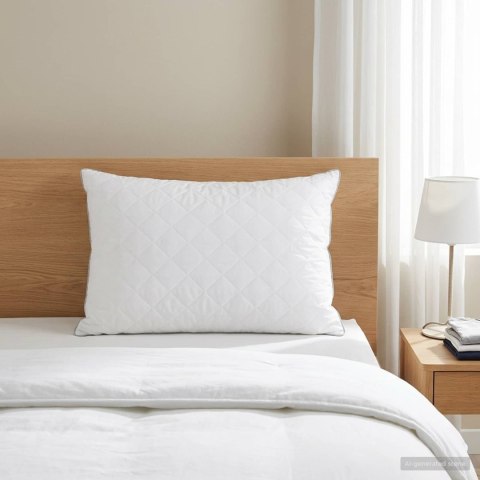 VidaXL Poduszka FULDA 60 x 70 cm 100% puch i pierze gęsie Biały