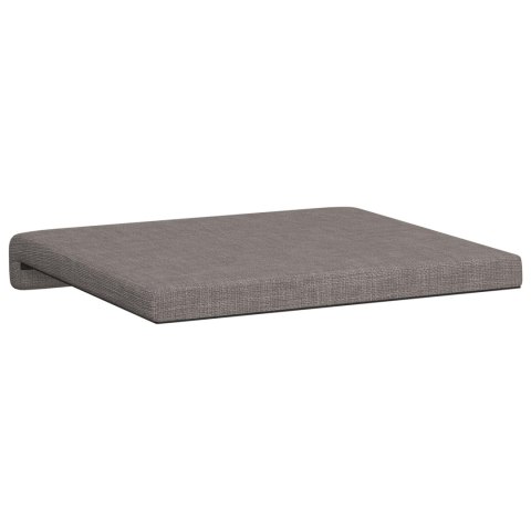 VidaXL Poduszka na ławkę 2 szt. tkanina Ciemnoszary Głębokość 35 cm