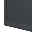 VidaXL Poduszka na ławkę 2 szt. tkanina Czarny Głębokość 35 cm