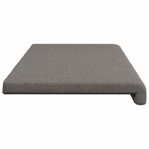 VidaXL Poduszka na ławkę tkanina Ciemnoszary Głębokość 35 cm