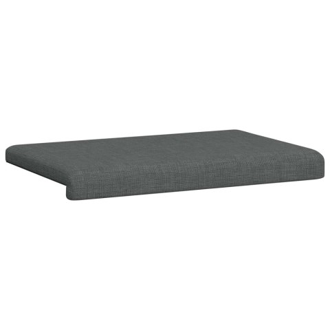 VidaXL Poduszka na ławkę tkanina ciemnoszary Głębokość 35 cm