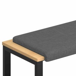 VidaXL Poduszka na ławkę tkanina ciemnoszary Głębokość 35 cm