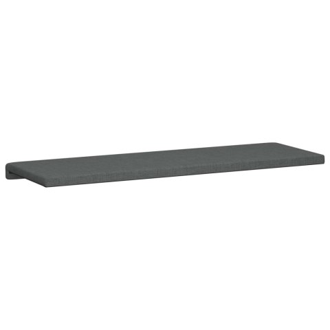 VidaXL Poduszka na ławkę tkanina ciemnoszary Głębokość 35 cm