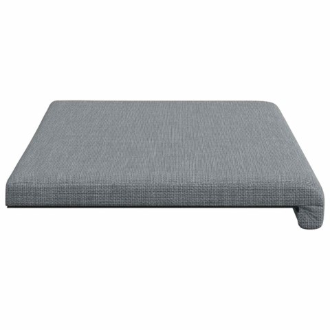 VidaXL Poduszka na ławkę tkanina jasnoszary Głębokość 35 cm
