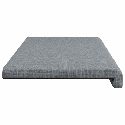 VidaXL Poduszka na ławkę tkanina jasnoszary Głębokość 35 cm