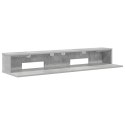 VidaXL Biurko studyjne Betonowy szary 130 x 36 x 19,5 cm
