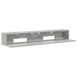 VidaXL Biurko studyjne Betonowy szary 130 x 36 x 19,5 cm