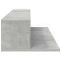 VidaXL Biurko studyjne Betonowy szary 130 x 36 x 19,5 cm