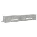 VidaXL Biurko studyjne Betonowy szary 130 x 36 x 19,5 cm