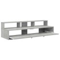 VidaXL Biurko studyjne Betonowy szary 130 x 42,5 x 36 cm