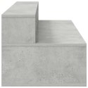 VidaXL Biurko studyjne Betonowy szary 130 x 42,5 x 36 cm