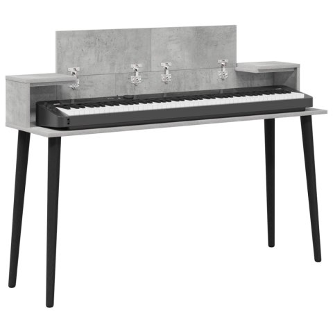 VidaXL Biurko studyjne Betonowy szary 152 x 36 x 19,5 cm