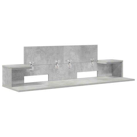 VidaXL Biurko studyjne Betonowy szary 152 x 36 x 19,5 cm