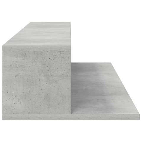 VidaXL Biurko studyjne Betonowy szary 152 x 36 x 19,5 cm