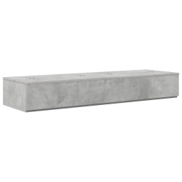 VidaXL Biurko studyjne Betonowy szary 152 x 40 x 19,5 cm