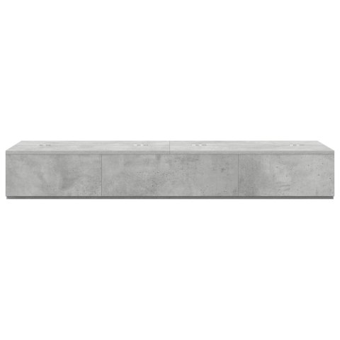 VidaXL Biurko studyjne Betonowy szary 152 x 40 x 19,5 cm