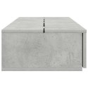 VidaXL Biurko studyjne Betonowy szary 152 x 40 x 19,5 cm