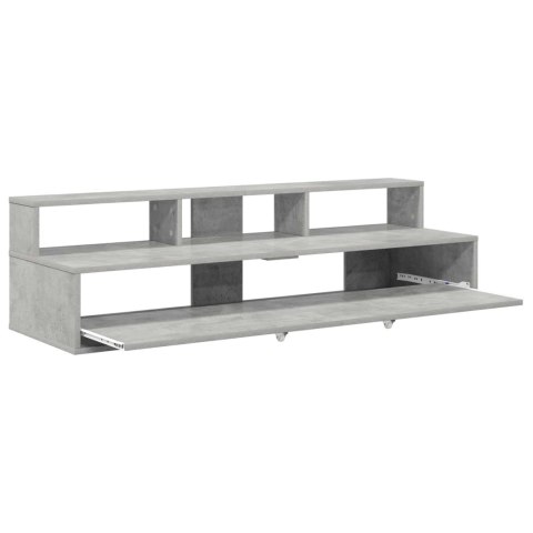 VidaXL Biurko studyjne Betonowy szary 152 x 42,5 x 36 cm