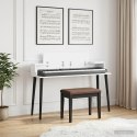 VidaXL Biurko studyjne Biały 110 x 36 x 19,5 cm Drewno inżynieryjne