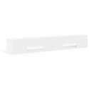 VidaXL Biurko studyjne Biały 110 x 36 x 19,5 cm Drewno inżynieryjne
