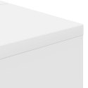 VidaXL Biurko studyjne Biały 130 x 40 x 19,5 cm Drewno inżynieryjne
