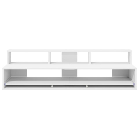VidaXL Biurko studyjne Biały 130 x 42,5 x 36 cm Drewno inżynieryjne