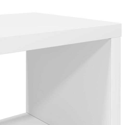 VidaXL Biurko studyjne Biały 130 x 42,5 x 36 cm Drewno inżynieryjne
