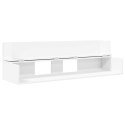 VidaXL Biurko studyjne Biały 152 x 40 x 19,5 cm Drewno inżynieryjne