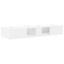 VidaXL Biurko studyjne Biały 152 x 40 x 19,5 cm Drewno inżynieryjne
