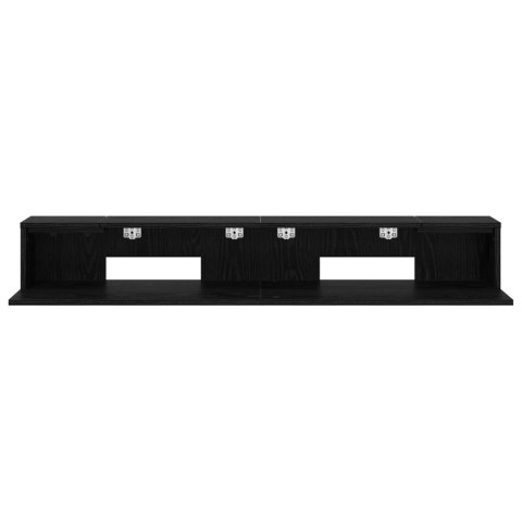VidaXL Biurko studyjne Czarny dąb 110 x 36 x 19,5 cm