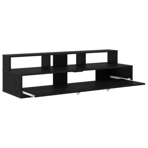 VidaXL Biurko studyjne Czarny dąb 110 x 42,5 x 36 cm