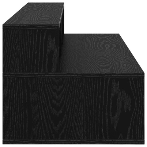 VidaXL Biurko studyjne Czarny dąb 110 x 42,5 x 36 cm