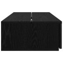 VidaXL Biurko studyjne Czarny dąb 130 x 40 x 19,5 cm