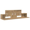 VidaXL Biurko studyjne Dąb artisan 130 x 36 x 19,5 cm
