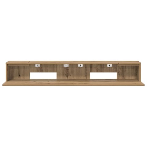 VidaXL Biurko studyjne Dąb artisan 130 x 36 x 19,5 cm