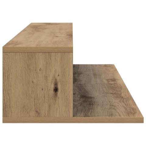 VidaXL Biurko studyjne Dąb artisan 130 x 36 x 19,5 cm