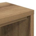 VidaXL Biurko studyjne Dąb artisan 130 x 36 x 19,5 cm