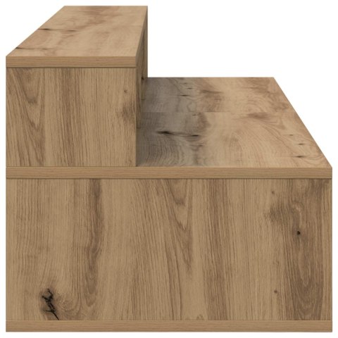 VidaXL Biurko studyjne Dąb artisan 130 x 42,5 x 36 cm