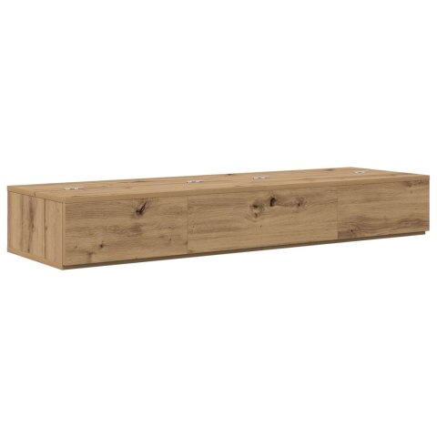 VidaXL Biurko studyjne Dąb artisan 152 x 40 x 19,5 cm